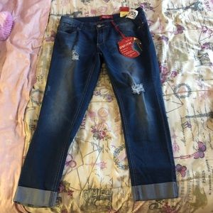 Distressed Jeans by GOGO